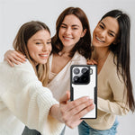 For Xiaomi 15 Pro Case Acrylic + TPU Clear Phone Cover with PET Screen Film