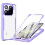 For Xiaomi 15 Pro Case Acrylic + TPU Clear Phone Cover with PET Screen Film