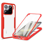 For Xiaomi 15 Pro Case Acrylic + TPU Clear Phone Cover with PET Screen Film