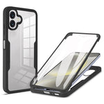 Samsung Galaxy A08 5G / A08 4G / A07 4G / A07s 4G-cover i akryl + gennemsigtigt TPU med PET-skærmfilm