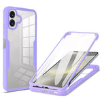 Samsung Galaxy A08 5G / A08 4G / A07 4G / A07s 4G-cover i akryl + gennemsigtigt TPU med PET-skærmfilm
