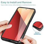 For Xiaomi Redmi Note 13 Pro 4G / Note 14S 4G Case Acrylic + TPU Clear Phone Cover with PET Screen Film