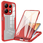 For Xiaomi Redmi Note 13 Pro 4G / Note 14S 4G Case Acrylic + TPU Clear Phone Cover with PET Screen Film