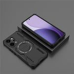 Oppo Reno14 Pro 5G (Global) Magnetiskt Skal Butterfly Armor Hollow Värmeavledande PC + TPU mobilskal