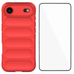 WANLONFENG For iPhone Air TPU Case  HD Series Anti Slip Phone Cover with Tempered Glass