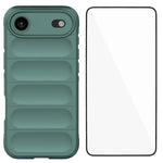 WANLONFENG For iPhone Air TPU Case  HD Series Anti Slip Phone Cover with Tempered Glass