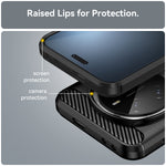 WANLONFENG For Honor Magic7 Pro 5G Case with Screen Film  LS Series Big Lens Hole Brushed Texture TPU Phone Cover