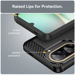 WANLONFENG For Xiaomi Redmi A5 NFC (EU) (173.45mm) Case with Screen Film  LS Series Big Lens Hole Brushed Texture TPU Phone Cover