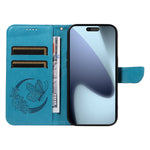 For iPhone 18 Pro / 17 Pro Case Butterfly Pattern PU Leather Folio Flip Phone Cover