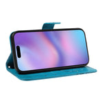 For iPhone 17 Case Butterfly Pattern PU Leather Folio Flip Phone Cover