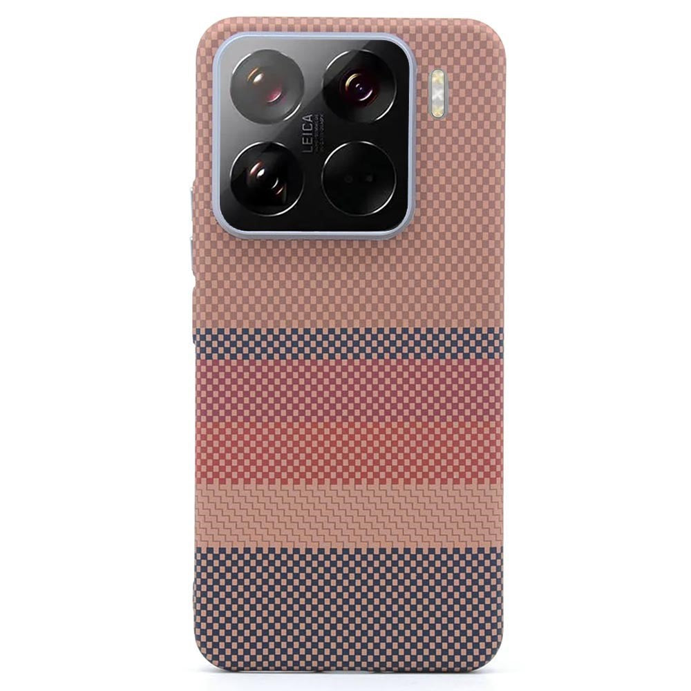 Magnetiskt skal för Xiaomi 15 Pro, kolfibertextur, vattenöverföring, PC-mobilskal