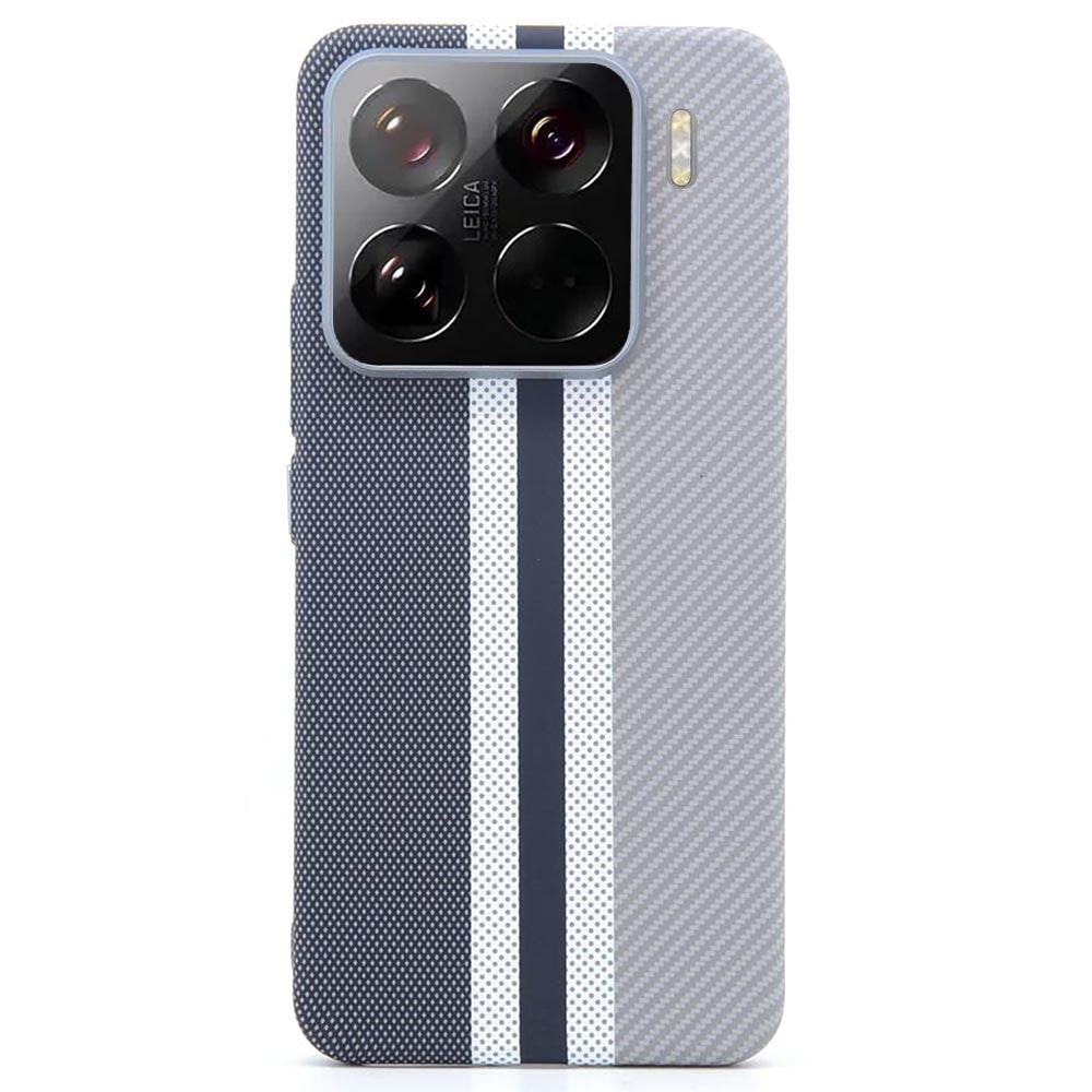 Magnetiskt skal för Xiaomi 15 Pro, kolfibertextur, vattenöverföring, PC-mobilskal