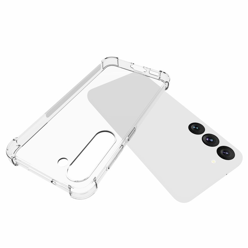 For Samsung Galaxy S23 Mobile Phone Shell Shockprook TPU Cover Textured Four Corners Drop-resistant Back Case