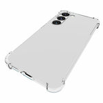For Samsung Galaxy S23 Mobile Phone Shell Shockprook TPU Cover Textured Four Corners Drop-resistant Back Case