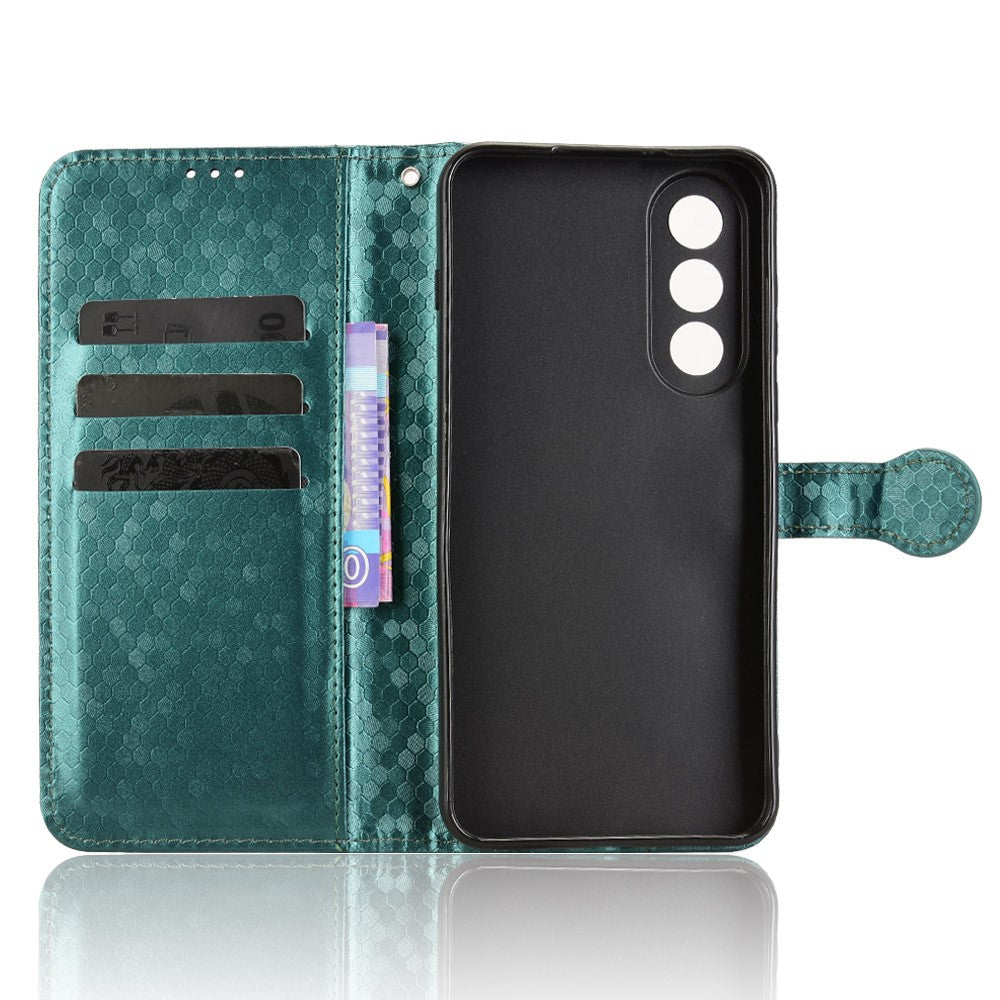 OnePlus Nord 5 5G / Ace 5 Ultra 5G Plånboksfodral i PU-läder med prickmönster och handledsrem