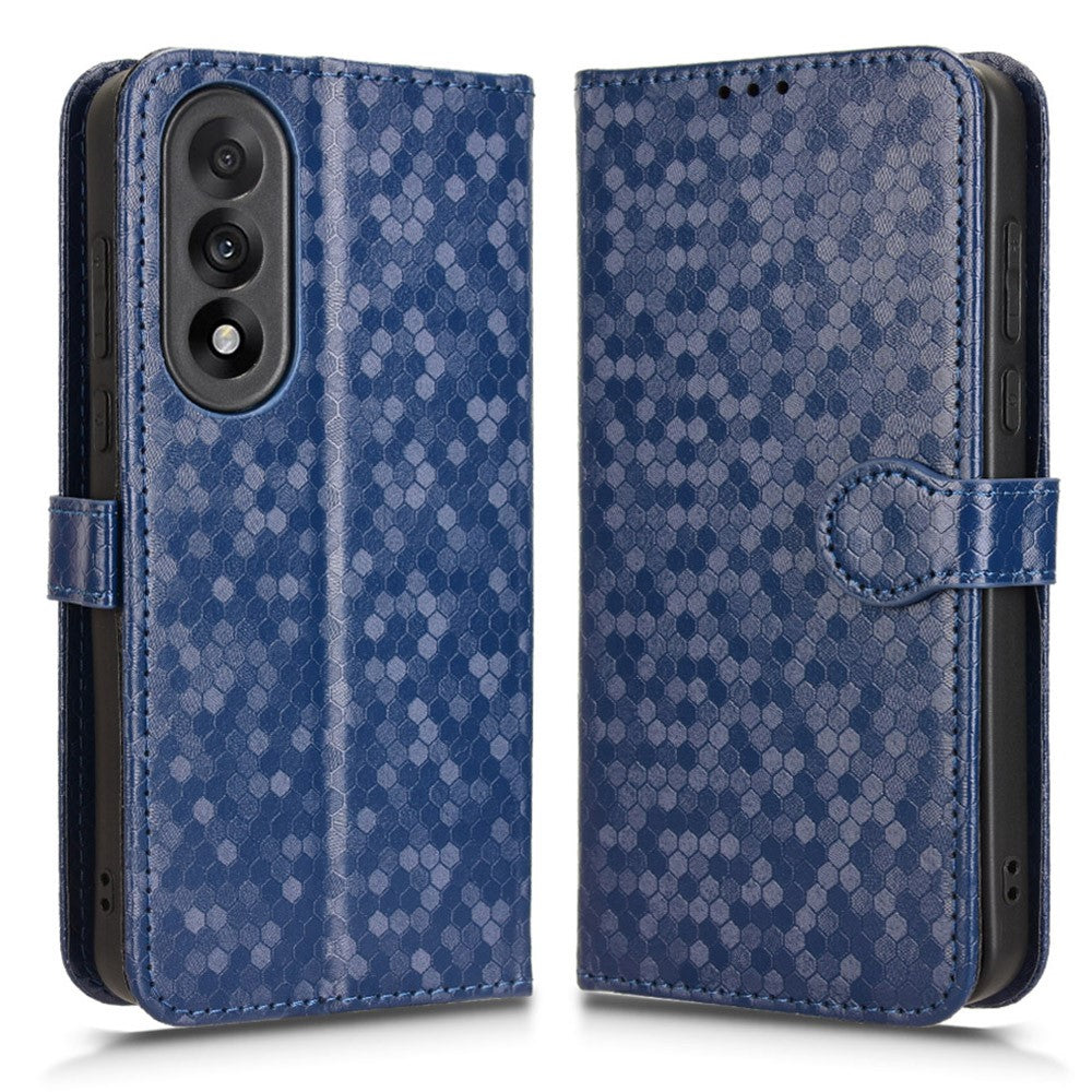 OnePlus Nord 5 5G / Ace 5 Ultra 5G Plånboksfodral i PU-läder med prickmönster och handledsrem