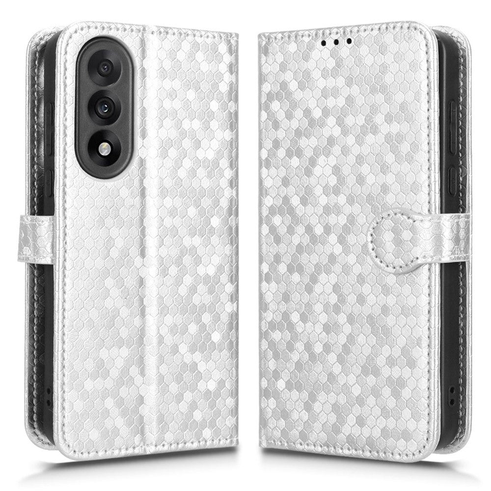 OnePlus Nord 5 5G / Ace 5 Ultra 5G Plånboksfodral i PU-läder med prickmönster och handledsrem