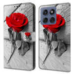For Motorola Edge 60 Pro 5G Case Magnetic Clasp 3D Pattern Leather Wallet Phone Cover
