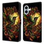 For iPhone 17 Leather Case Pattern Printing Wallet Stand Flip Phone Cover