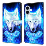 For iPhone 17 Leather Case Pattern Printing Wallet Stand Flip Phone Cover