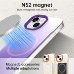 Til iPhone 15 Plus / 14 Plus Magnetisk Cover Gradient Design Kantløs IMD TPU + PC + PET Telefoncover