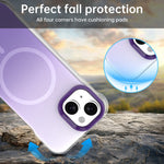 Til iPhone 15 Plus / 14 Plus Magnetisk Cover Gradient Design Kantløs IMD TPU + PC + PET Telefoncover