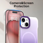 Til iPhone 15 Plus / 14 Plus Magnetisk Cover Gradient Design Kantløs IMD TPU + PC + PET Telefoncover
