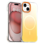 Til iPhone 15 Plus / 14 Plus Magnetisk Cover Gradient Design Kantløs IMD TPU + PC + PET Telefoncover