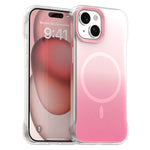 Til iPhone 15 Plus / 14 Plus Magnetisk Cover Gradient Design Kantløs IMD TPU + PC + PET Telefoncover