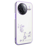 KADEM För Xiaomi Poco F7 Pro 5G / Redmi K80 5G Skal Blomma Strass Dekor TPU mobilskal