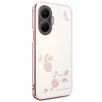 KADEM För Xiaomi Redmi Turbo 4 Pro 5G / Poco F7 5G Skal Blomma Strass Dekor TPU mobilskal
