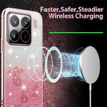 KADEM For Xiaomi 15S Pro Case Flower TPU Flexible Gradient Phone Cover