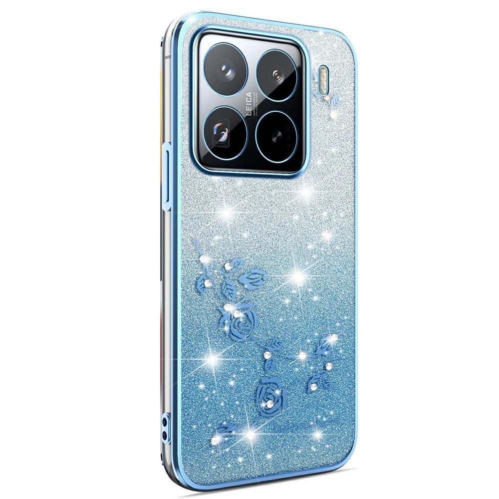 KADEM För Xiaomi 15S Pro Skal Blomma TPU Flexibelt Gradient mobilskal