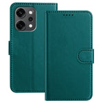 Oppo Reno14 Pro 5G (Kina) / Oppo Reno14 Pro 5G (Global) Läderfodral Plånboksfodral Enfärgat Fallskyddande mobilskal