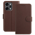 Oppo Reno14 Pro 5G (Kina) / Oppo Reno14 Pro 5G (Global) Läderfodral Plånboksfodral Enfärgat Fallskyddande mobilskal