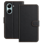 For Xiaomi Redmi Turbo 4 Pro 5G Leather Case Wallet Stand Solid Color Anti Drop Phone Cover