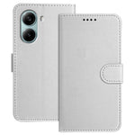 For Xiaomi Redmi Turbo 4 Pro 5G Leather Case Wallet Stand Solid Color Anti Drop Phone Cover