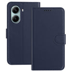 For Xiaomi Redmi Turbo 4 Pro 5G Leather Case Wallet Stand Solid Color Anti Drop Phone Cover