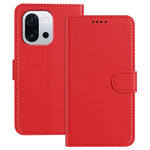 For OnePlus 13T 5G Leather Case Wallet Stand Solid Color Anti Drop Phone Cover