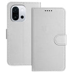 For OnePlus 13T 5G Leather Case Wallet Stand Solid Color Anti Drop Phone Cover