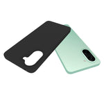 For OnePlus Nord CE3 5G / Ace 2V Case Soft Matte Back TPU Black Phone Cover (Large Cutout)