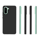 For OnePlus Nord CE3 5G / Ace 2V Case Soft Matte Back TPU Black Phone Cover (Large Cutout)