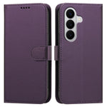 Samsung Galaxy A18 4G / A18 5G / A17 4G / A17 5G / A26 5G / F17 5G / M17 5G Läderfodral Plånboksfodral Enfärgat Fallskyddande mobilskal