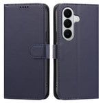 Samsung Galaxy A18 4G / A18 5G / A17 4G / A17 5G / A26 5G / F17 5G / M17 5G Läderfodral Plånboksfodral Enfärgat Fallskyddande mobilskal