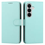 For Samsung Galaxy A17 Leather Case Wallet Stand Solid Color Anti Drop Phone Cover