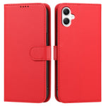 For Samsung Galaxy A08 5G / A08 4G / A07 4G / A06 4G / A06 5G Leather Case Wallet Stand Solid Color Anti Drop Phone Cover