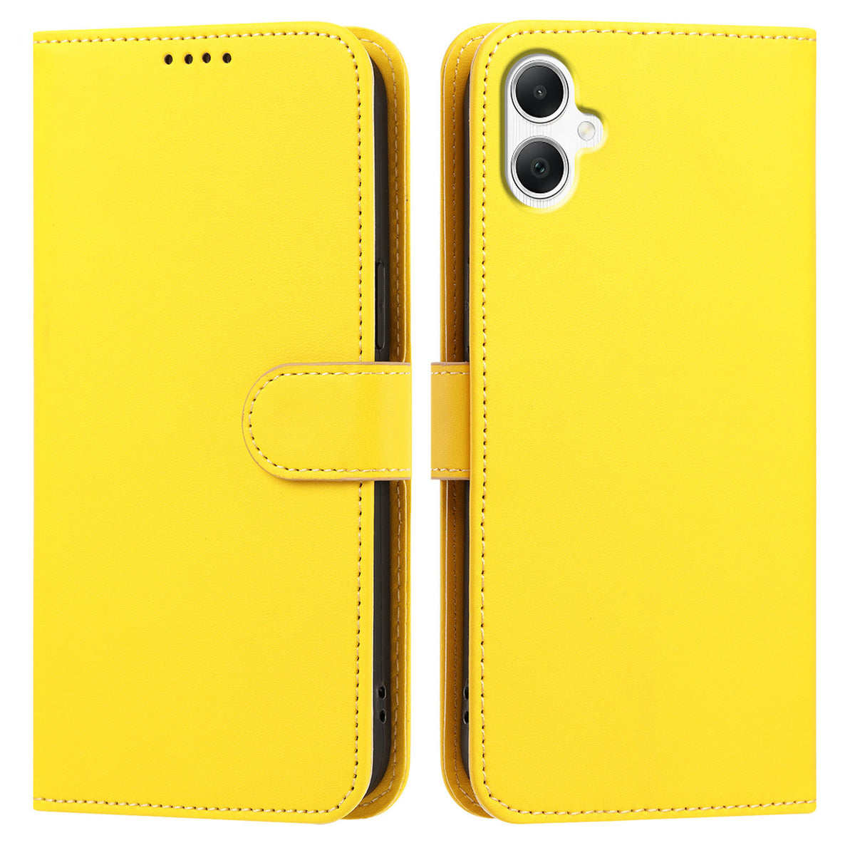 For Samsung Galaxy A08 5G / A08 4G / A07 4G / A06 4G / A06 5G Leather Case Wallet Stand Solid Color Anti Drop Phone Cover