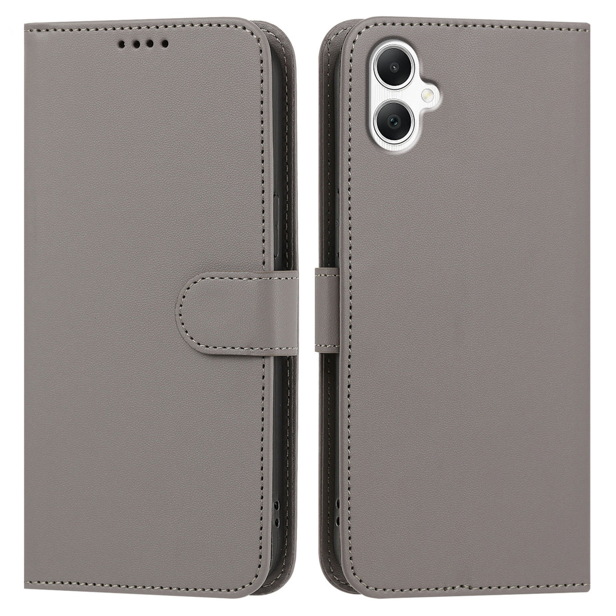 For Samsung Galaxy A08 5G / A08 4G / A07 4G / A06 4G / A06 5G Leather Case Wallet Stand Solid Color Anti Drop Phone Cover