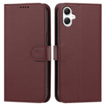 For Samsung Galaxy A08 5G / A08 4G / A07 4G / A06 4G / A06 5G Leather Case Wallet Stand Solid Color Anti Drop Phone Cover