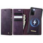 CASEME For Samsung Galaxy S20 4G / Galaxy S20 5G Case C49 Magnetic Case RFID Blocking Detachable Wallet Leather Phone Cover
